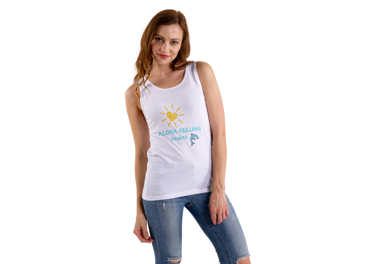 Damen Premium Tanktop Biobaumwolle - Aloha Hawaii